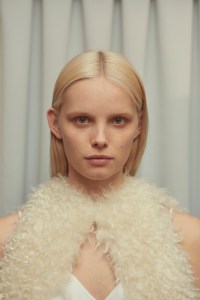 Backstage at Burberry RTW Fall 2021.