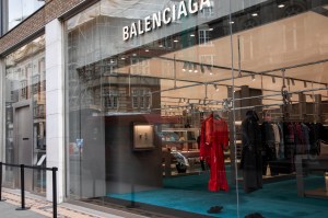 Balenciaga in London as the shops re-open.