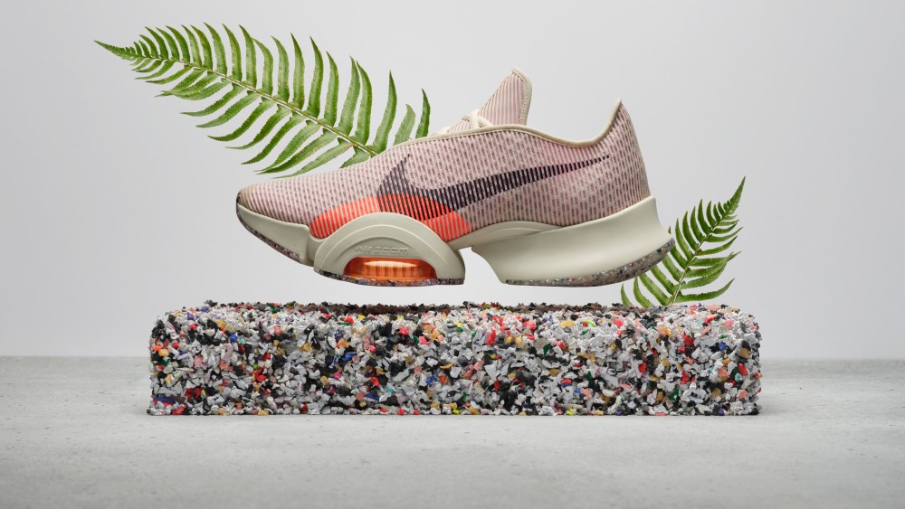 Nike's "environmentally-preferred" materials matrix puts a focus on sustainability.