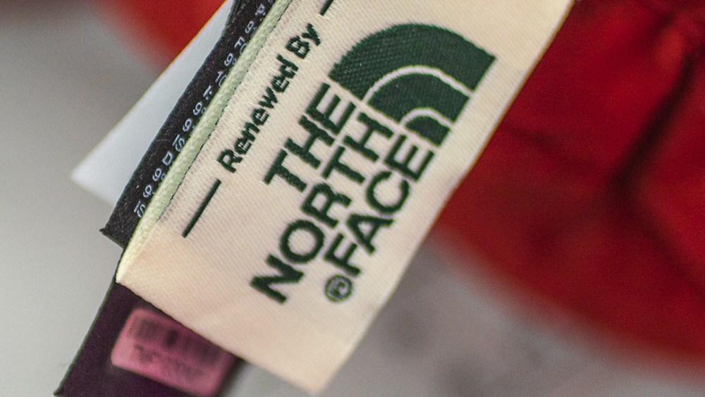 The North Face, reuse, sustainability, consumers, customers, inshore, online