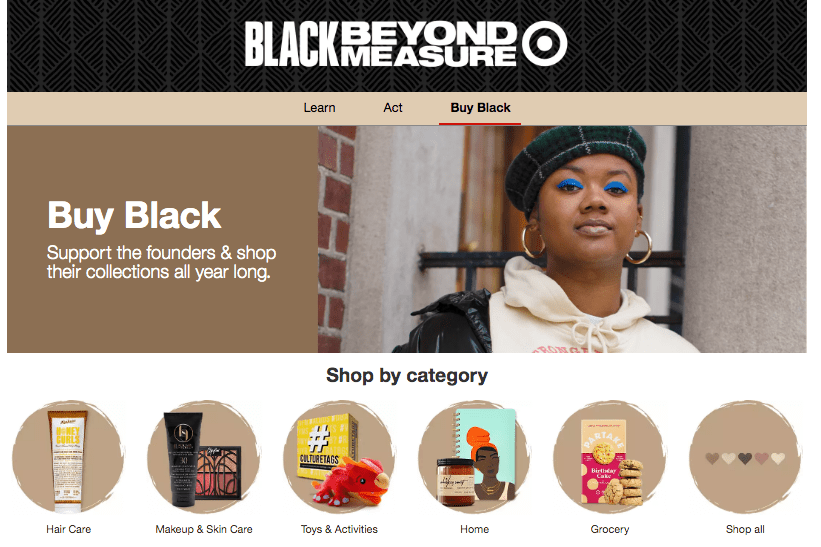 Target Black-owned businesses