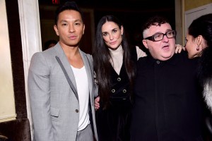 Prabal Gurung, Demi Moore and Alber Elbaz