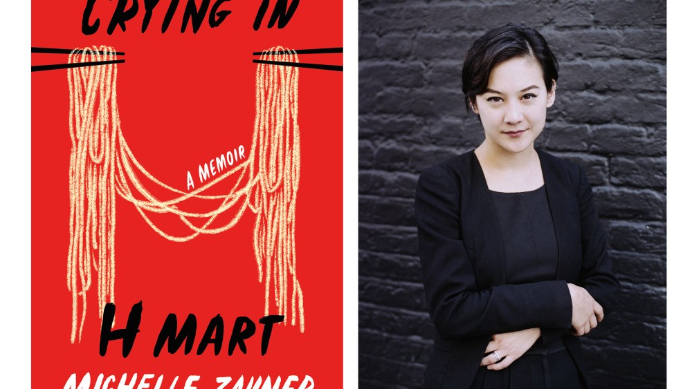 Book cover and Michelle Zauner author portrait.