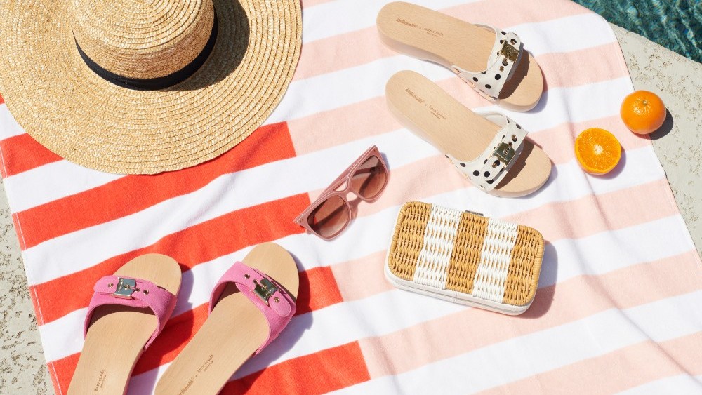 This week, Dr. Scholl's and Kate Spade announced a two-piece footwear capsule featuring the comfort brand's classic original sandal.