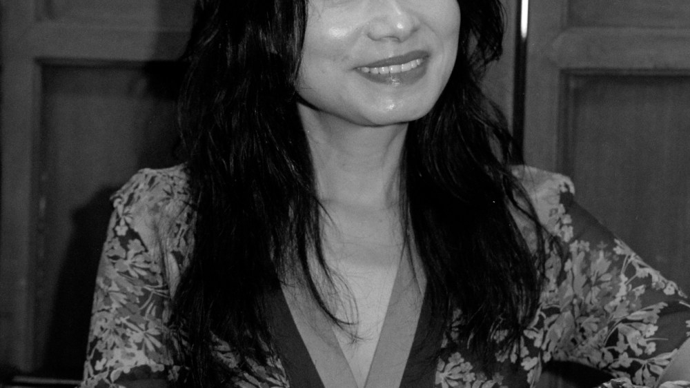 Designer Vivienne Tam in her New York showroom on October 29, 2002.