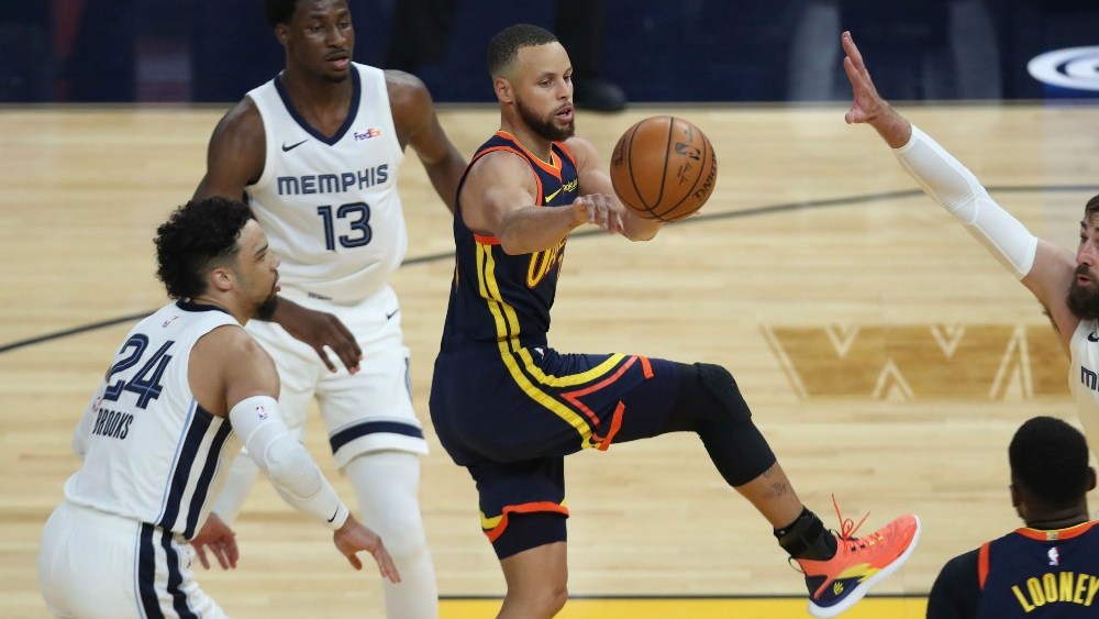 The Golden State Warriors icon broke NBA records while wearing the Curry Flow 8 basketball sneaker created via Under Armour's Curry Brand.