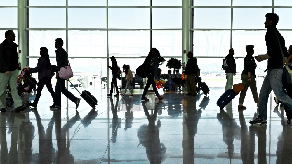 People are starting to travel again.