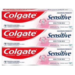 Colgate Sensitive Whitening Toothpaste, best toothpastes for sensitive teeth