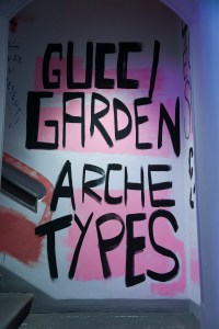 Scenes from Gucci Garden.