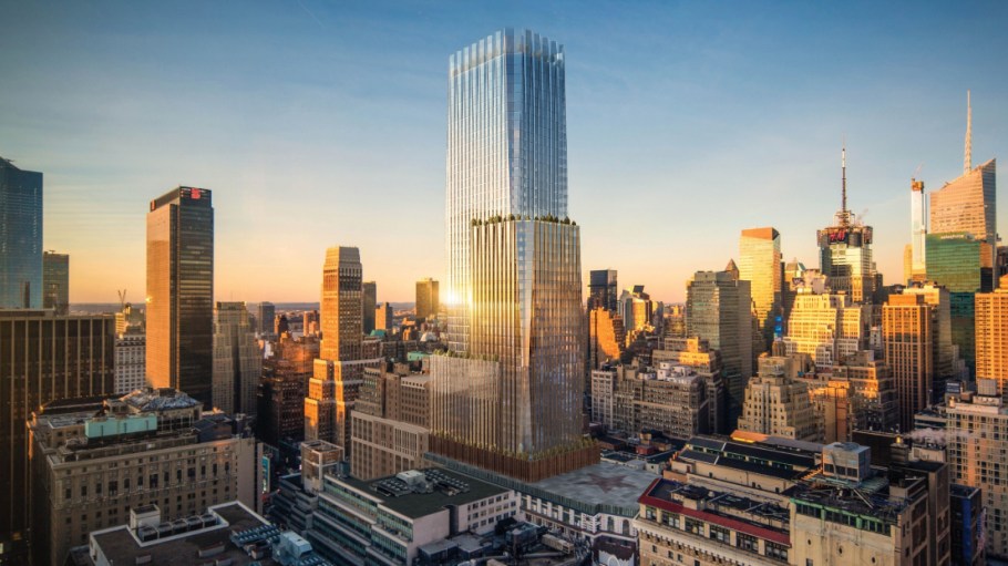 Macy's unveiled a $235 million plan to improve the Herald Square neighborhood and construct an office tower atop its iconic flagship store.