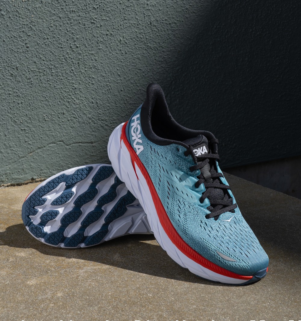 Hoka One One will release the Clifton 8 running shoe June 1