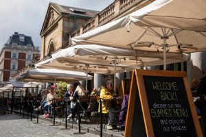 Covent garden in London.