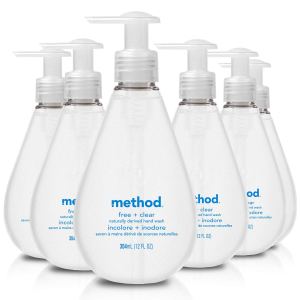 Method Free + Clear Gel Hand Wash, fragrance free hand soap, unscented