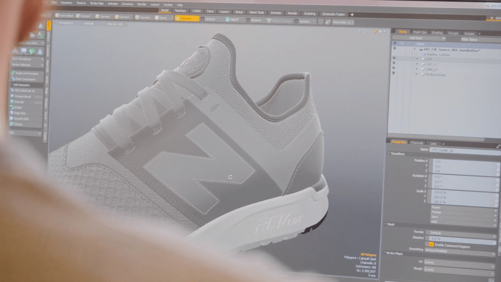 New Balance further embraced digital transformation during the coronavirus pandemic by using 3D and color design tools from Foundry.