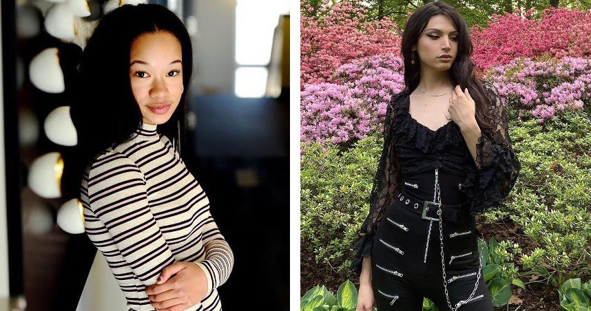 A panel of industry leaders chose Allegra Abrams (left) and Oli Perez (right) as the winners of PacSun and the Fashion Scholarship Fund's Gender-Neutral Design Competition
