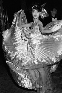 Pat Cleveland on the dance floor during Halston's disco bash at Studio 54, in New York on December 12, 1977.