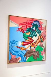 Paintings by Peter Saul.