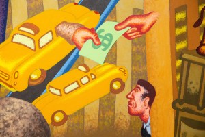 Paintings by Peter Saul.