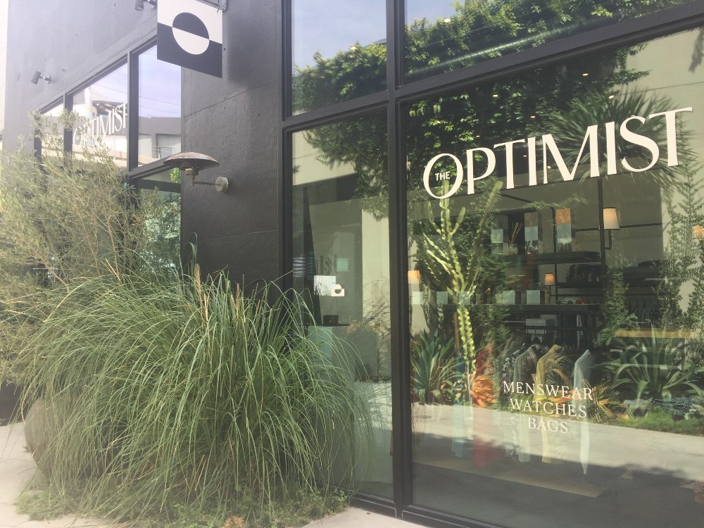 The Optimist men's boutique at Platform in Culver City, Los Angeles.