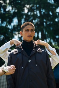Backstage at Courreges Men's Spring 2022