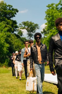 Backstage at Courreges Men's Spring 2022