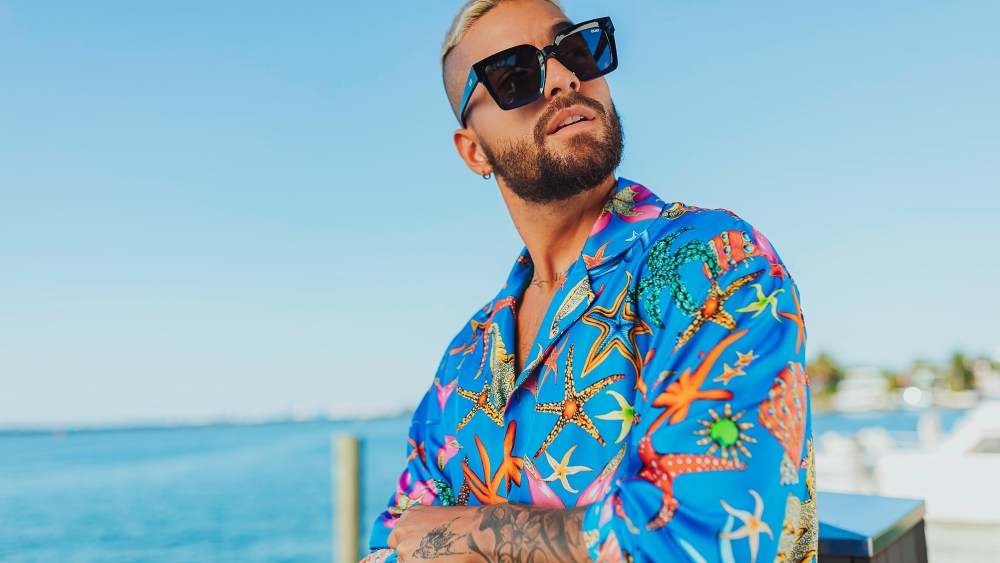 A look from Quay x Maluma collection.
