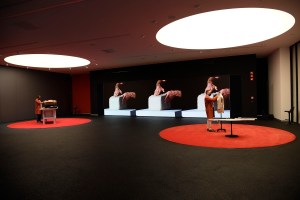 Behind the scenes at Ferrari's first fashion show.