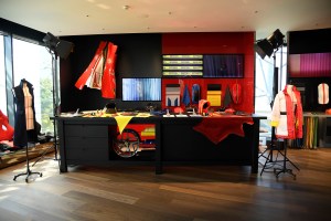 Behind the scenes at Ferrari's first fashion show.