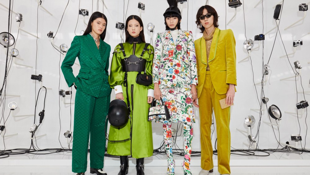 Looks from the Gucci Aria show, with 13 new looks added to the 100th-anniversary collection.