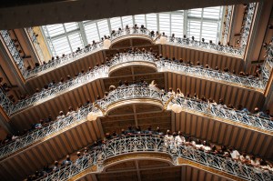 Scenes from the re-opening of the Samaritaine Paris Pont-Neuf department store in Paris.