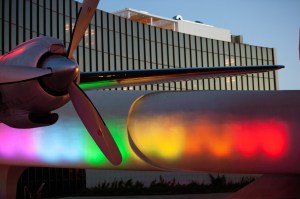 The scene at Diesel's "Summer in the City" party at TWA Hotel.
