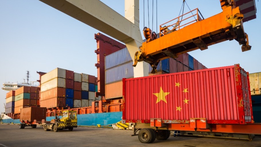 China's Yiantian port has been hobbled by Covid-19 outbreaks in recent weeks, leading to massive backlogs.