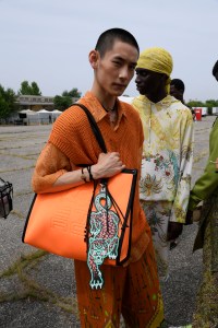 Backstage at Etro Men's Spring 2022