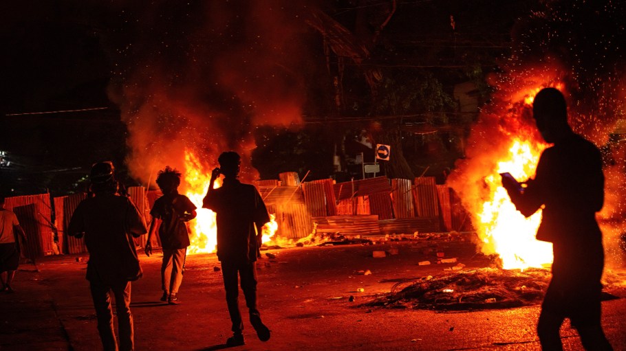 A Myanmar military tribunal has sentenced 34 people to 20 years in jail with hard labor for arson attacks on garment factories in March.