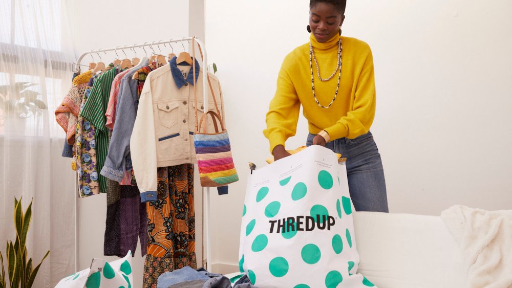 ThredUp, resale, thrift, secondhand, fast fashion, shopping, gen z, millennials, online