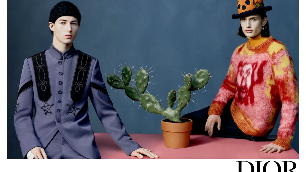 The Dior fall men's advertising campaign.