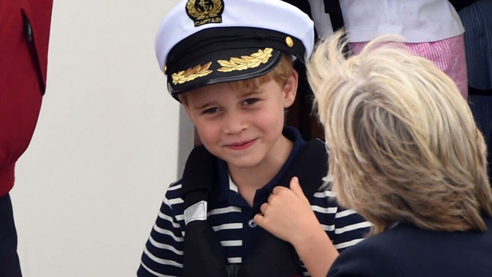 Photo by: KGC-03/STAR MAX/IPx 2019 8/8/19 Duchess Catherine, Prince William, Prince George and Princess Charlotte attend the King's Cup Race on the Isle of Wight.