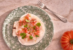 Scallop Crudo at Dante.