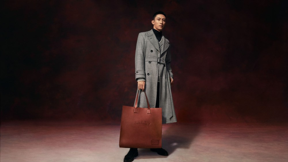 The Bally fall 2021 ad campaign starring Johnny Huang.