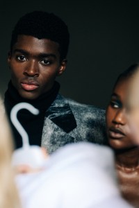 Backstage at Off-White Fall 2021