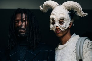 Backstage at Off-White Fall 2021
