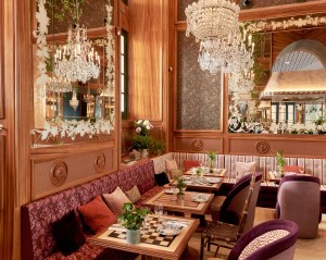 The Salon Orient at Café Lapérouse in Paris