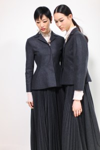 Backstage at Christian Dior Couture Fall 2021
