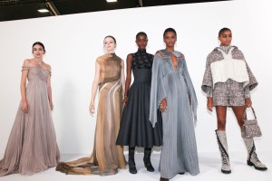 Backstage at Christian Dior Couture Fall 2021