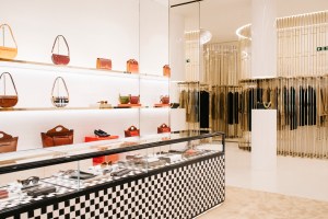 A look at the Burberry concept store opening in Knightsbridge.