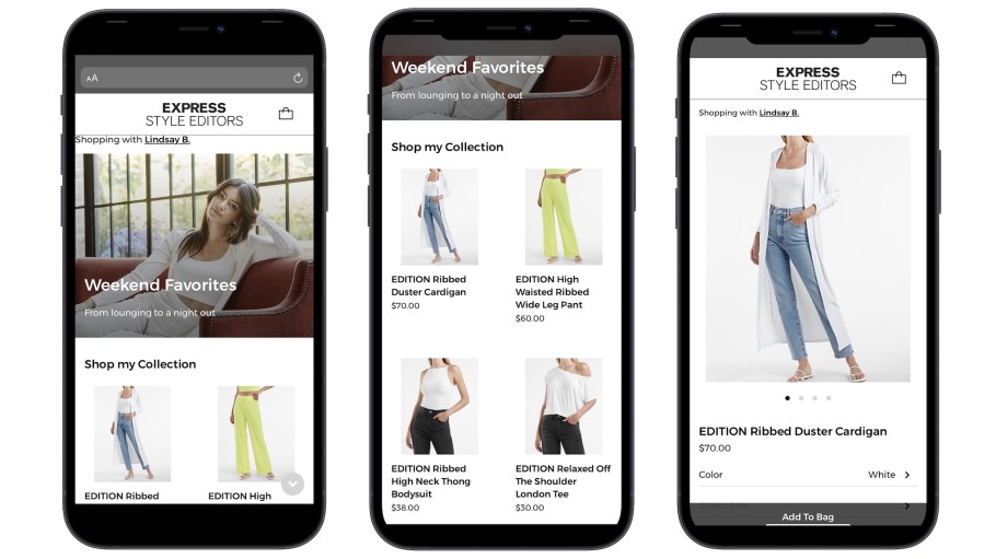 Express has launched Express Community Commerce, a social commerce experience aimed at fashion enthusiasts who want to offer style advice and inspiration, while selling Express products directly to their network.