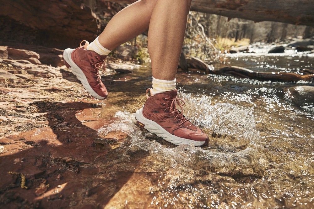 Hoka One One debuted the Anacapa Mid and Low GTX