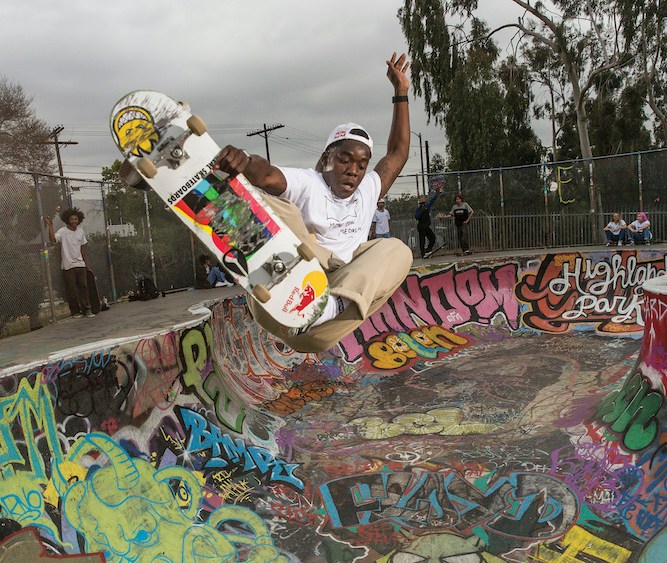 Levi’s “More Than Medals” campaign features BMX and skateboarding professional athletes Hannah Roberts and Zion Wright.