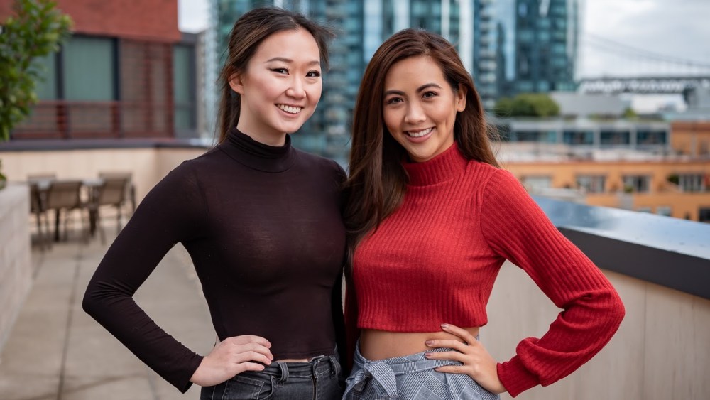 Queenly founders Kathy Zhou and Trisha Bantigue.
