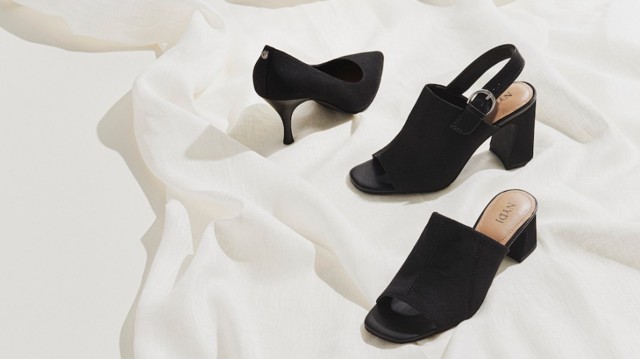 NYDJ has been in the comfort game for 18 years with its stretch denim fabrications, and now it’s applying that know-how to shoes.
